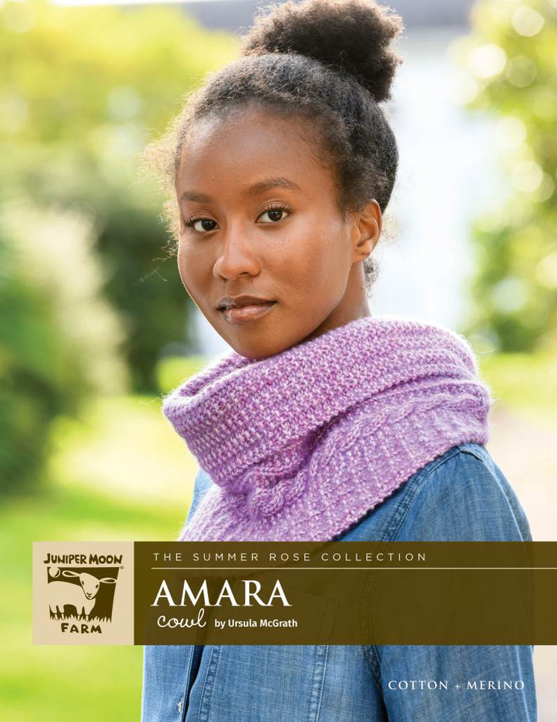 Amara Cowl Pattern - Cotton + Merino