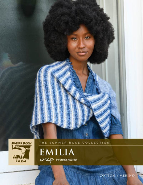 Emilia Wrap Pattern - Cotton + Merino