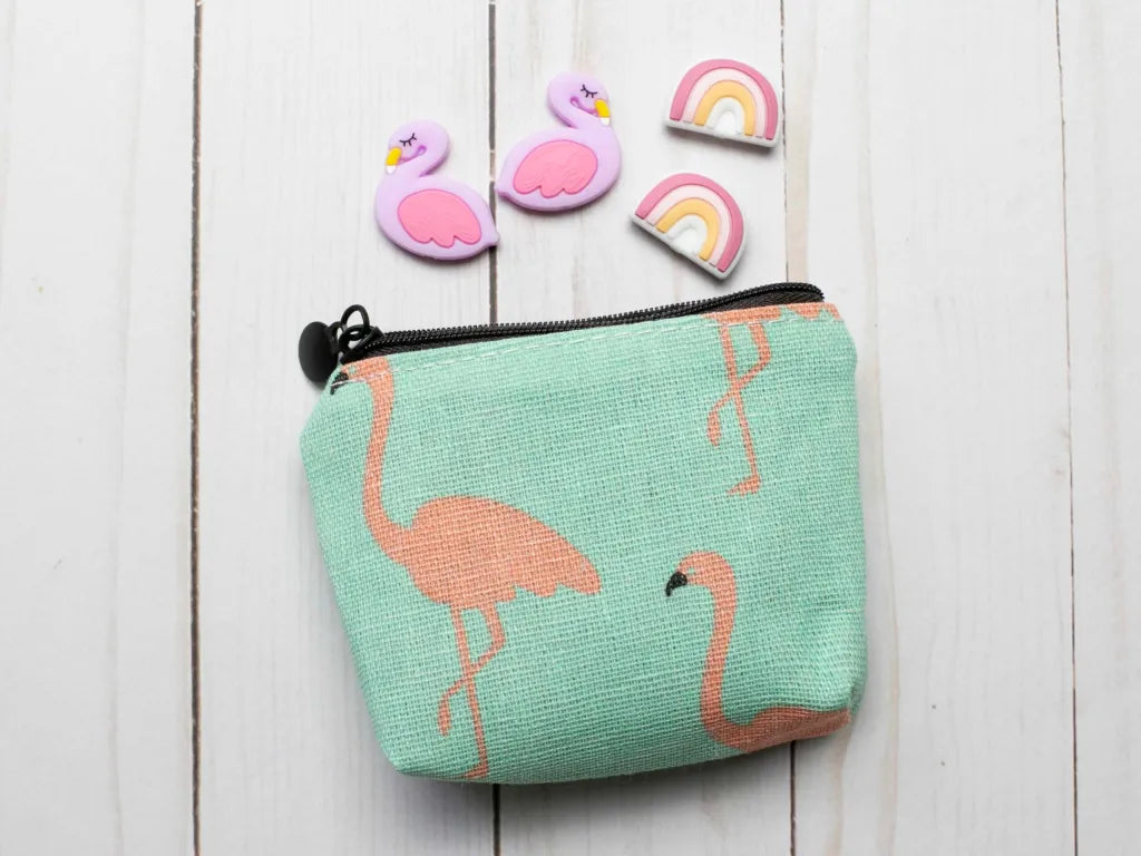Fox and Pine Fabric Pouch