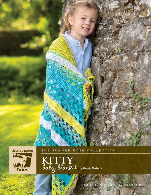 Kitty Baby Blanket - Cumulus and Cumulus Rainbow