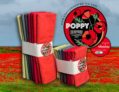 Cherrywood Poppy Challenge Half Yard Bundle 2024