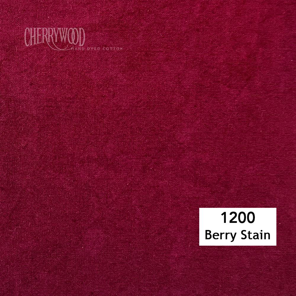 Cherrywood 1200 Berry Stain Hand-Dyed Fabric