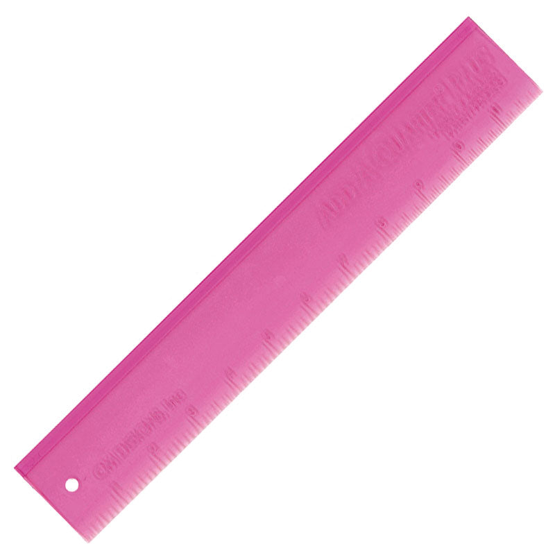 Add-A-Quarter Ruler 12 Pink – Wooden SpoolsQuilting, Knitting and More!