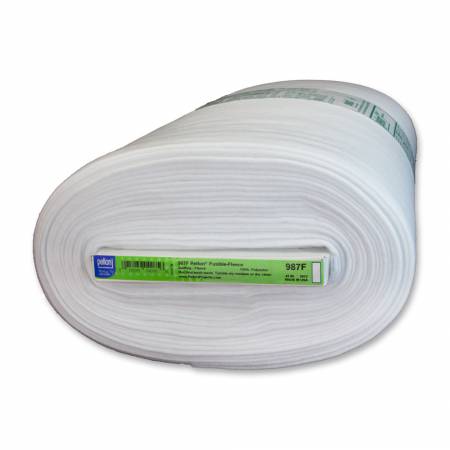 White Fusible Fleece 100% polyester ($9.80/yd)