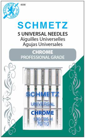 Schmetz 70/10 Universal Chrome Quilting Needles
