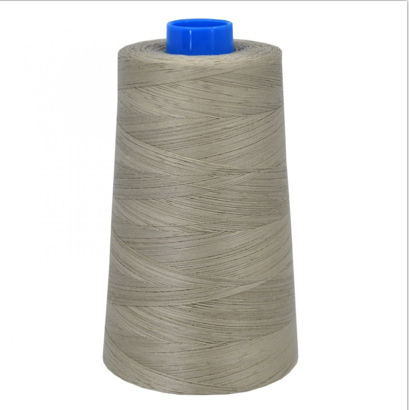 Presencia 60wt Cotton Sewing Thread #0150 Pale Yellow Aqua Green 100m