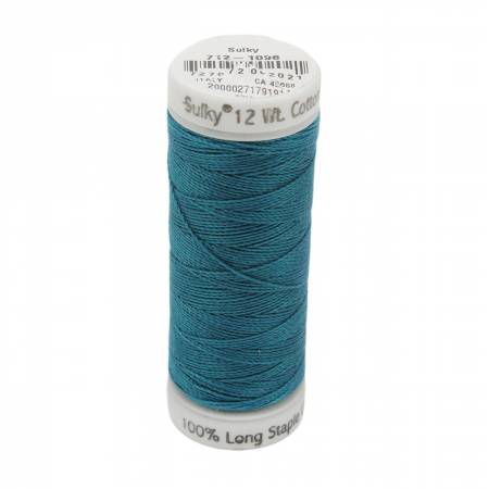 Brown Thread Set of 6 Sulky Solid Cotton Thread Spools - 12wt.