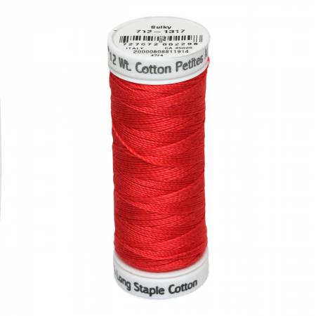 Cotton Twine, L: 315 m, 1 mm, Thin Quality 12/12, Red, 220 G, 1