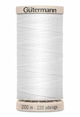 Cotton Hand Quilting Thread - White