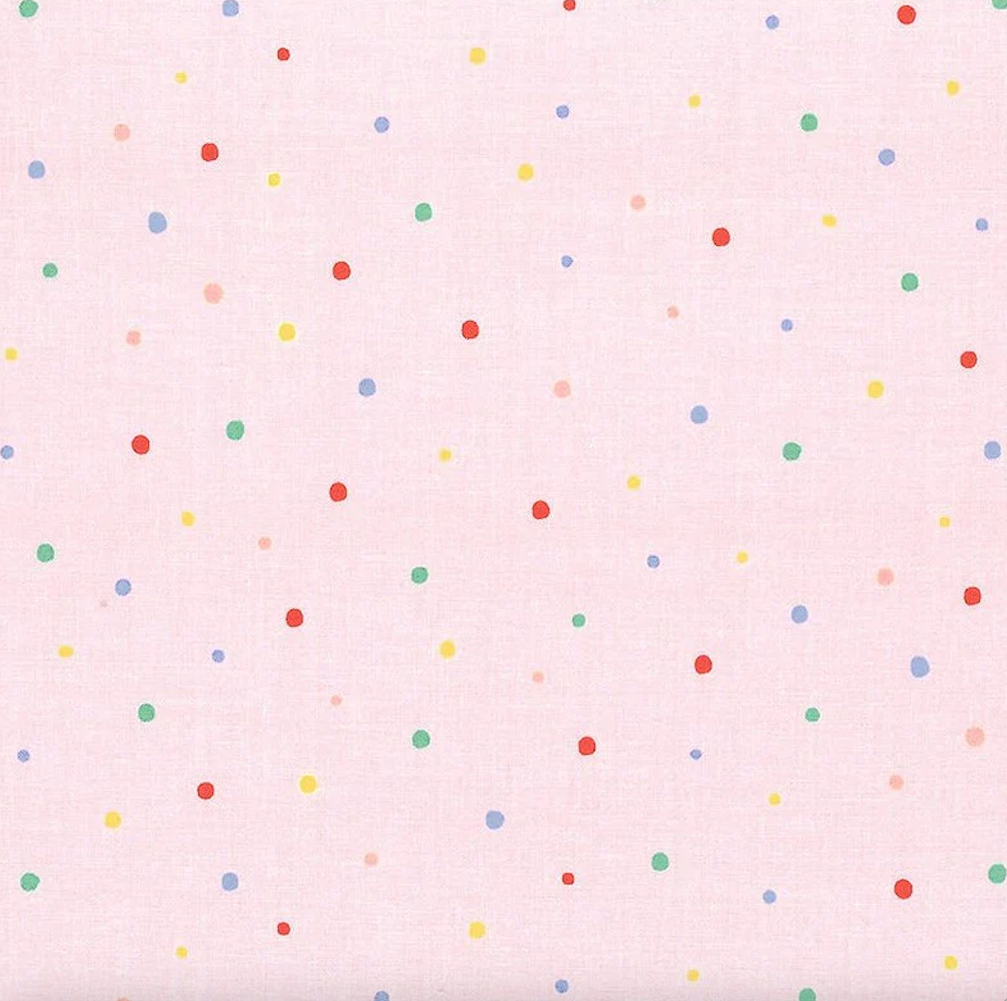 Cute Painted Dots - Pink ($9/yd)