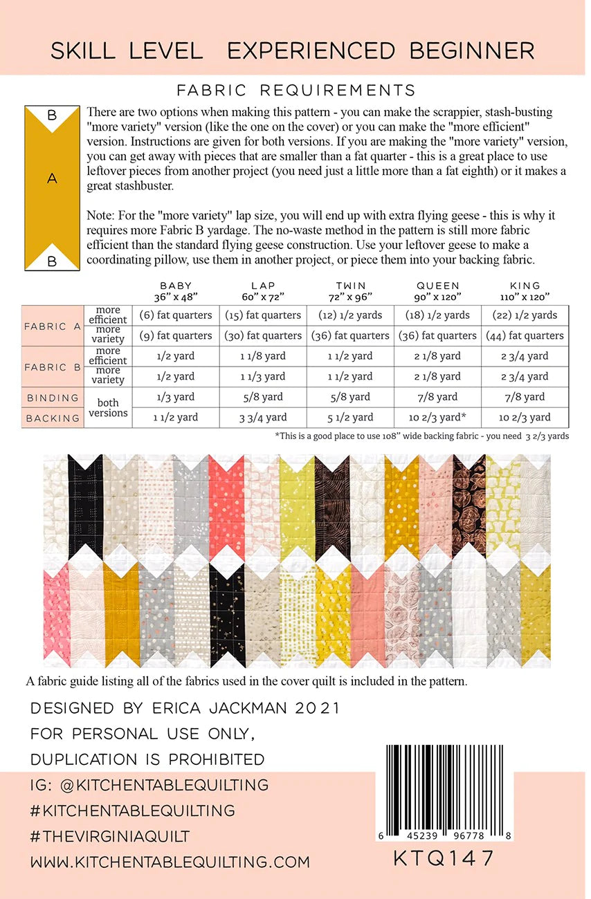 The Virginia Quilt Pattern