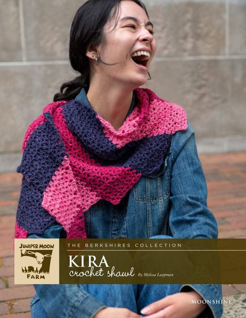 Kira Crochet Shawl Pattern - Moonshine