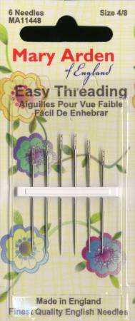 Mary Arden Self / Easy Threading Needles Assorted Sizes 4/8 6ct