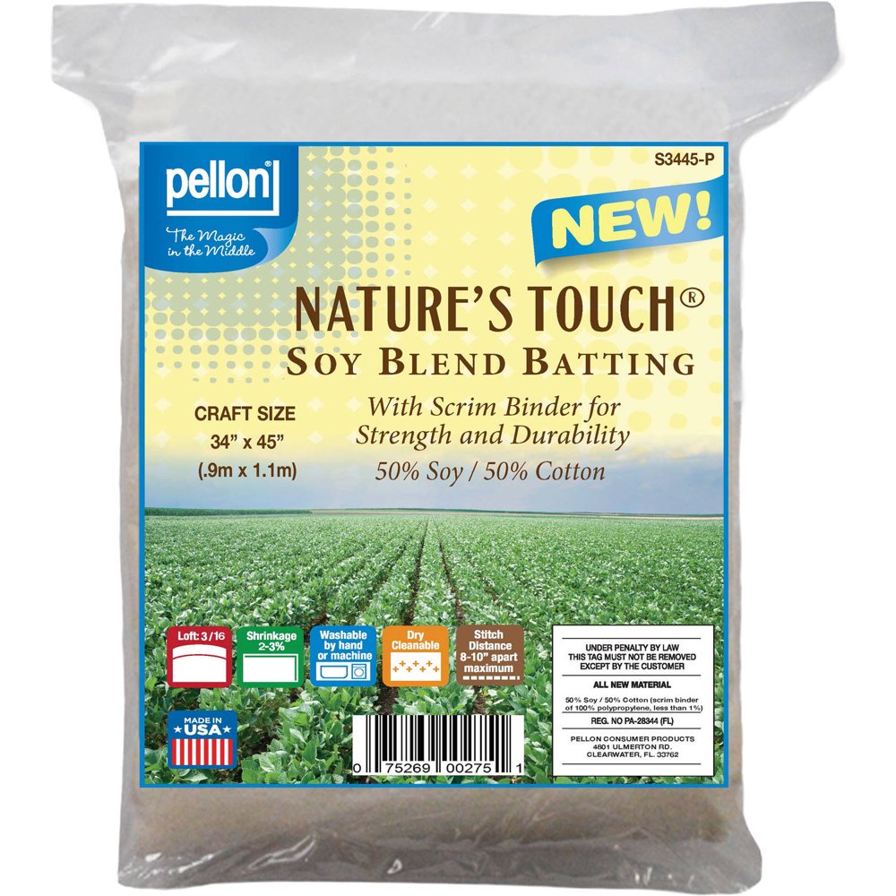 Nature's Touch Soy Blend Batting 34 x 45