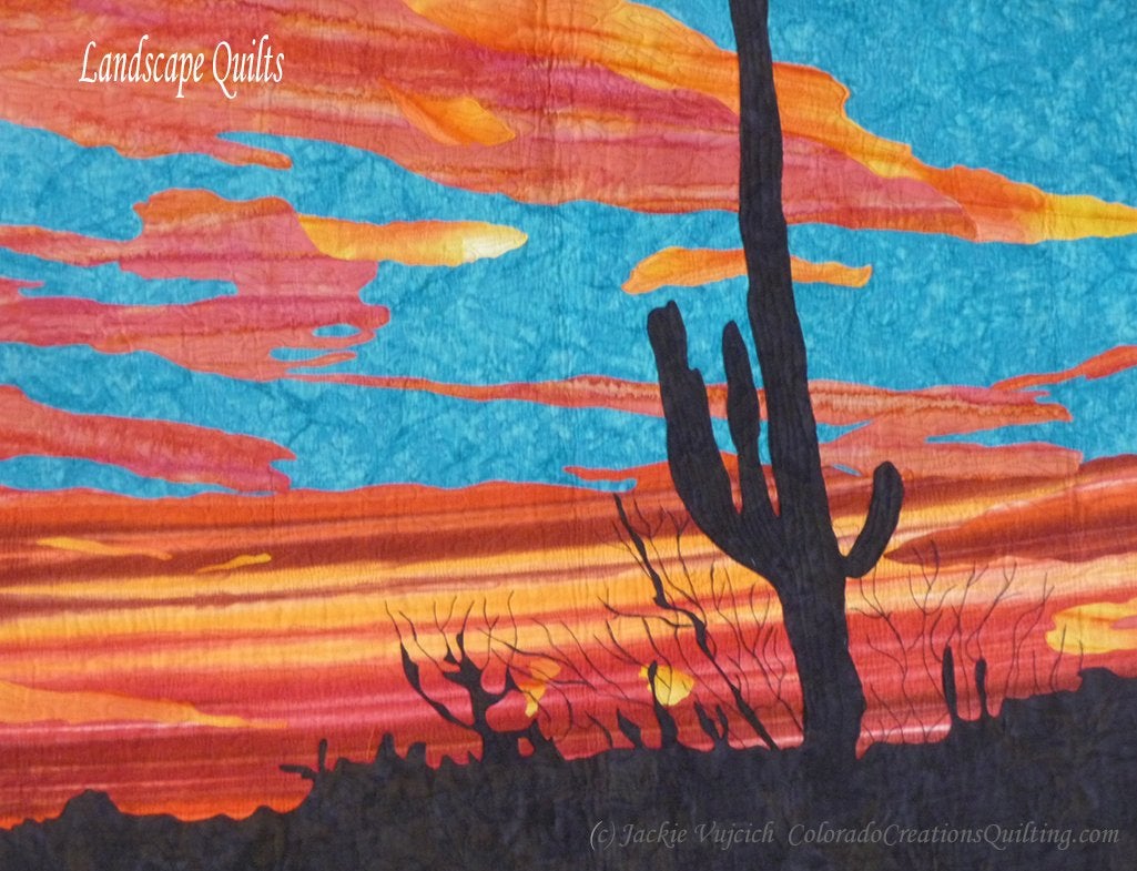 Saguaro Sunset Pattern