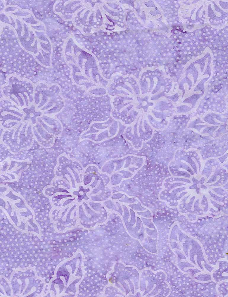 Tonga Batik - Volcanic Florals Iris ($12/yd)