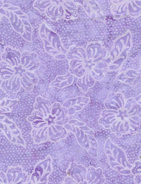 Tonga Batik - Volcanic Florals Iris ($12/yd)