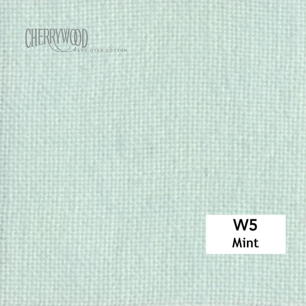 Cherrywood W5 Mint Hand-Dyed Fabric