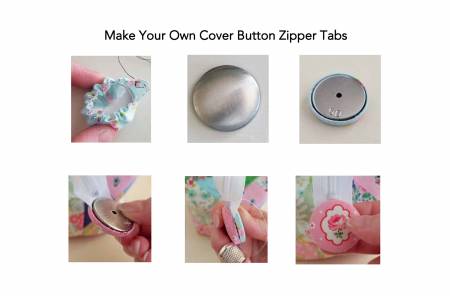 Zipper Tab Cover Button Refill 4pk