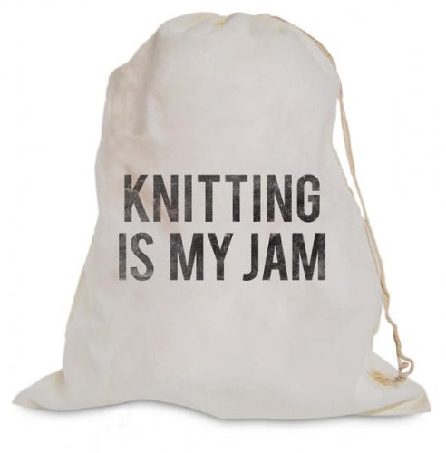 Knitting is My Jam Project Bag